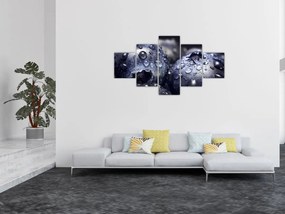 Obraz owoców z kroplami wody (125x70 cm)