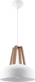 Biała skandynawska lampa wisząca - EX516 D8-B86