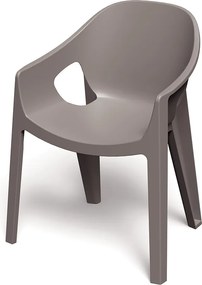 Plastikowe krzesło do ogrodu Premo Seven z podłokietnikami