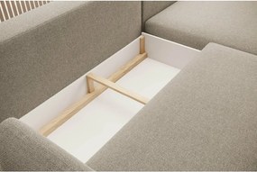 Narożnik BONO z funkcją spania Drewniane nóżki Eleganckie podłokietniki Głębokie siedzisko Prawa strona Barrel 09