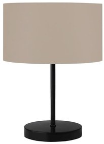 Lampka stołowa AYD 1xE27/40W/230V beżowa/czarna