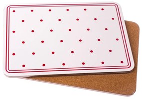 Dakls Podkładka Dots pink, 29 x 21 cm