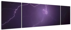 Obraz błyskawicy na niebie (170x50 cm)