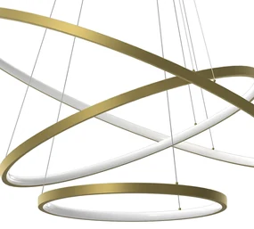 Lampa wisząca HOOP GOLD 93W LED