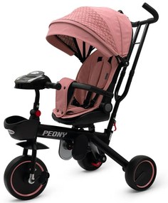 Baby Mix Rowerek trójkołowy dla dzieci Peony EVA, różowy