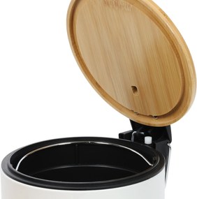 Kosz łazienkowy z bambusem ZETRU, 3 l