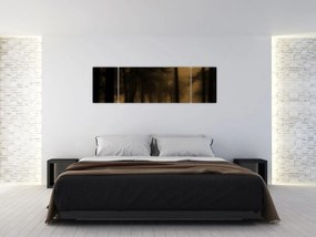 Obraz - Ciemny las (170x50 cm)