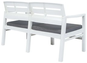 Ogrodowa ławka z poduszkami W4-P80