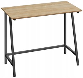 Zestaw do biura stół TAYLOR SONOMA 100x50 cm + krzesło biurowe AVOLA VELVET jasnoniebieski