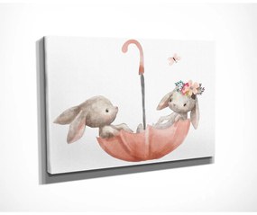 Obrazek dziecięcy 40x30 cm Bunnies – Wallity