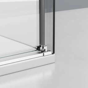 Narożna kabina prysznicowa z cichym domykiem DX906 FLEX chrom