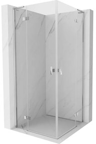 Mexen Mist-H L Duo kabina prysznicowa uchylna 85 x 85 cm, transparent, chrom - 8A5L-085L-085P-01-00