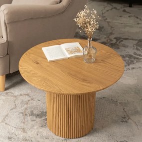 Stolik Kawowy MAYLIN 60 cm Dąb Nowoczesny Loft