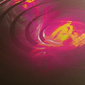 Obraz - abstrakcja spiralna (125x70 cm)