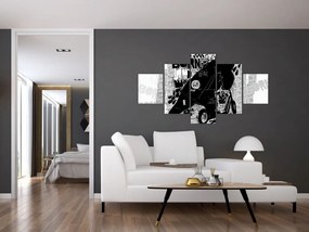 Obraz - Urodzony by jeździć (125x70 cm)