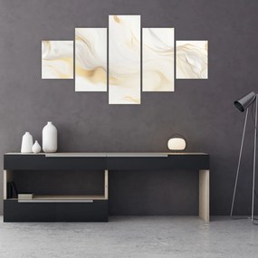 Obraz - Abstrakcja z dekoracją (125x70 cm)