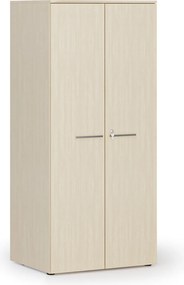 Szafa biurowa z drzwiami PRIMO WOOD, 1781 x 800 x 600 mm, brzoza