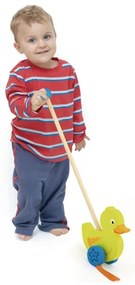 Viga toys drewniany pchacz kaczuszka