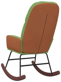 Jasnozielony fotel bujany K0-H37