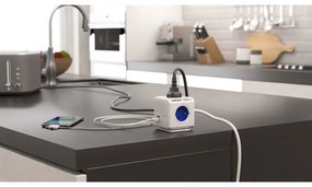 Rozgałęźnik do gniazdka 13 cm PowerCube Extended USB – Cubenest