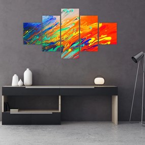 Obraz - Kolorowa abstrakcja (125x70 cm)