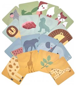 Woopie green gra zręcznościowa "chwiejąca wieża" zwierzęta 82 el. fsc