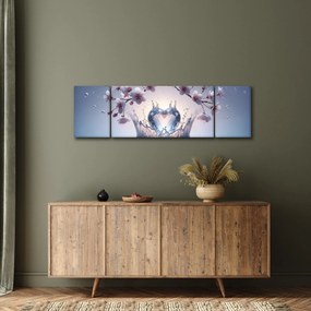 Obraz - Diamentowe serce (170x50 cm)