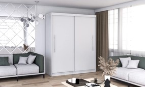 Szafa przesuwna TORINO 203 cm biały