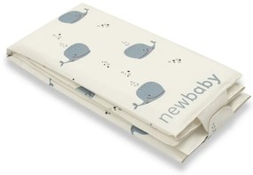 New Baby Travel Changing Pad Basic Whale, 40 x 59cm