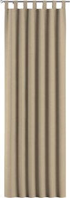 Zasłona na szelkach 1 szt. kolor beżowy tkanina outdoorowa, strukturalna