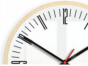 Zegar na ścianę nowoczesny efektowny okrągły cichy do kuchni salonu pokoju