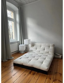 Brązowa rozkładana sofa 140 cm Roots Black Night – Karup Design
