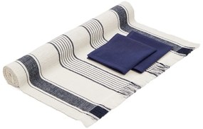 Bawełniany zestaw bieżnika i serwetek 3 szt. 50x150 cm Sonima – Kave Home