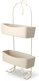 Metalowa półka łazienkowa ARC, 24 x 12 x 59 cm