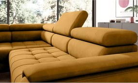 Narożnik CHIVAS L Lewostronny z Elektryczną regulacją siedziska wolnostojący tkanina Element 08 WERSAL