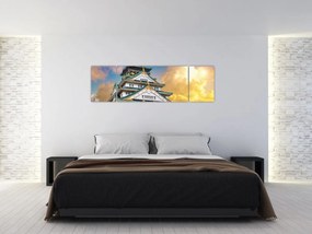 Obraz - Zamek Osaka (170x50 cm)