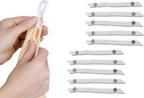 Zawieszka z klipsem do ręczników i ścierek, 10 sztuk