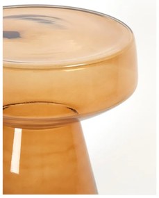 Szklany okrągły stolik ø 37 cm Dakwa – Light &amp; Living