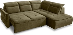 Narożnik MURILLO L z elektryczną regulacją siedziska Prawostronny w tkaninie VOGUE 10 WERSAL