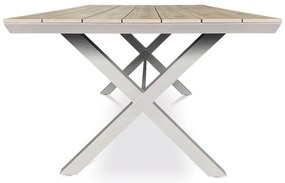Stół ogrodowy Autronic, aluminium, polywood,beżowy, AZT-S1510 OAK