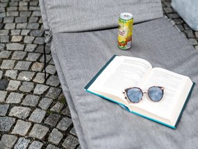 Materac na leżak SHINE szary