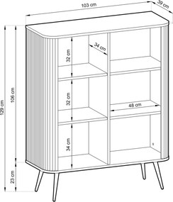 Komoda ZENZERO 103 cm do Salonu Sypialni Kaszmir