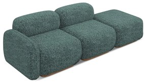 Turkusowy szezlong modułowy (lewostronny) Ailani – Makamii