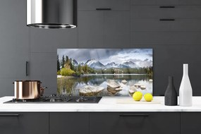 Szkło nad Blatem Panorama Alpejskiej Sielanki