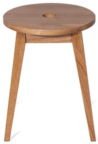 Stołek z drewna kauczukowego Club – Bonami Selection
