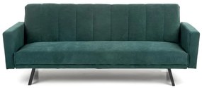 Ciemnozielona rozkładana sofa TROMSO
