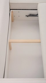 Masseno Narożnik SOLO z funkcją spania i pojemnikiem na pościel Narozniki L, Rozkładana sofa - Beżowy, GERRA 10