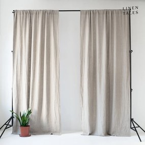 Beżowa zasłona 140x200 cm Night Time – Linen Tales