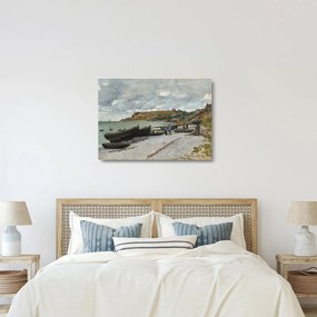 Obraz na szkle - Claude Monet, Sainte Adresse, reprodukcje (70x50 cm)