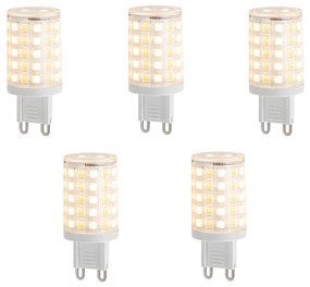 Zestaw 5 Inteligentne ściemnialne żarówki LED G9, jasne 2,5 W, 250 lm, 2700-6500 K